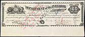 Concession de terre annule, valeur de 160dollars, mise le 23juin1894, RG15-D-II-8-f, volume1395