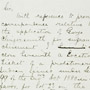 La demande d'émancipation de George Clingersmith avec les Moraviens de la Thames, agence Moravienne (Ontario), 1883. RG 10, volume 2206, dossier 41534, 8 pages