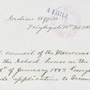 Application by George Clingersmith for enfranchisement with the Moravians of the Thames, Moravian Agency, Ontario, 1883. RG 10, volume 2206, file 41,534, 8 pages