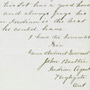 Application by George Clingersmith for enfranchisement with the Moravians of the Thames, Moravian Agency, Ontario, 1883. RG 10, volume 2206, file 41,534, 8 pages