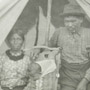 Photo d'une famille autochtone dans la réserve de Matachewan, juillet 1906