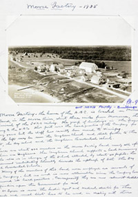 The photographs taken during the Moose Factory and Moosonee trip for the adhesions to Treaty 9 in the summer of 1935 were probably by Commissioner H.N. Awrey. This file was formerly part of the Red Series, RG 10, vol. 3034, file 235,225, part C, and was later transferred to the Photo Division, accession 1971-205. The images in the RG 10 file are copies of the original photographs. 3 pages