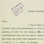 Reports, correspondence and memoranda regarding the theft of 11 wampum belts from the Six Nations Reserve, Brantford, 1900 to 1951. RG 10, volume 3018, file 220,155, 38 pages