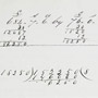 Exemples de l'écriture des garcons de l'école Battleford Industrial à Battleford, en Saskatchewan, en 1884. RG 10, volume 3700, dossier 16969, 5 pages