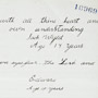 Examples of handwriting by boys from the Battleford Industrial School, Battleford, Saskatchewan, 1884. RG 10, volume 3700, file 16,969, 5 pages