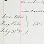 Journaux et rapports de lagent intérimaire Thomas J. Quinn concernant le district de Frog Lake, agence de Battleford, Traité n° 6, Saskatchewan, 1885. RG 10, volume 3715, dossier 21264, 27 pages