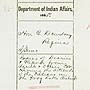 Journaux et rapports de lagent intérimaire Thomas J. Quinn concernant le district de Frog Lake, agence de Battleford, Traité n° 6, Saskatchewan, 1885. RG 10, volume 3715, dossier 21264, 27 pages