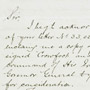 Pétition de Pied-de-Corbeau au sujet du Traité nº 7 à l'agence des Pieds-Noirs en Alberta en 1881. RG 10, volume 3767, dossier 33026, 9 pages