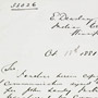 Pétition de Pied-de-Corbeau au sujet du Traité nº 7 à l'agence des Pieds-Noirs en Alberta en 1881. RG 10, volume 3767, dossier 33026, 9 pages