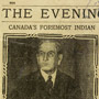 Correspondance, notes de services et articles de journaux au sujet de la formation de la Ligue des Indiens du Canada par Frederick O. Loft de la bande des Six-Nations