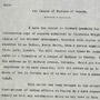 Correspondance, notes de services et articles de journaux au sujet de la formation de la Ligue des Indiens du Canada par Frederick O. Loft de la bande des Six-Nations