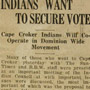 Correspondence, memorandums and newspaper articles relating to the formation of the League of Indians of Canada by Frederick O. Loft of the Six Nations Band, 1919-1935, 98 pages