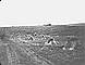 Coupe et mise en moyettes à la ferme de Fred Engen, en Saskatchewan, 1910